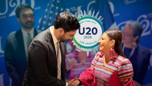 Clara Brugada y Zohran Mamdani dialogan sobre el futuro de las ciudades en Urban 20