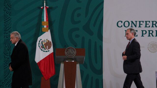 AMLO y López-Gatell.