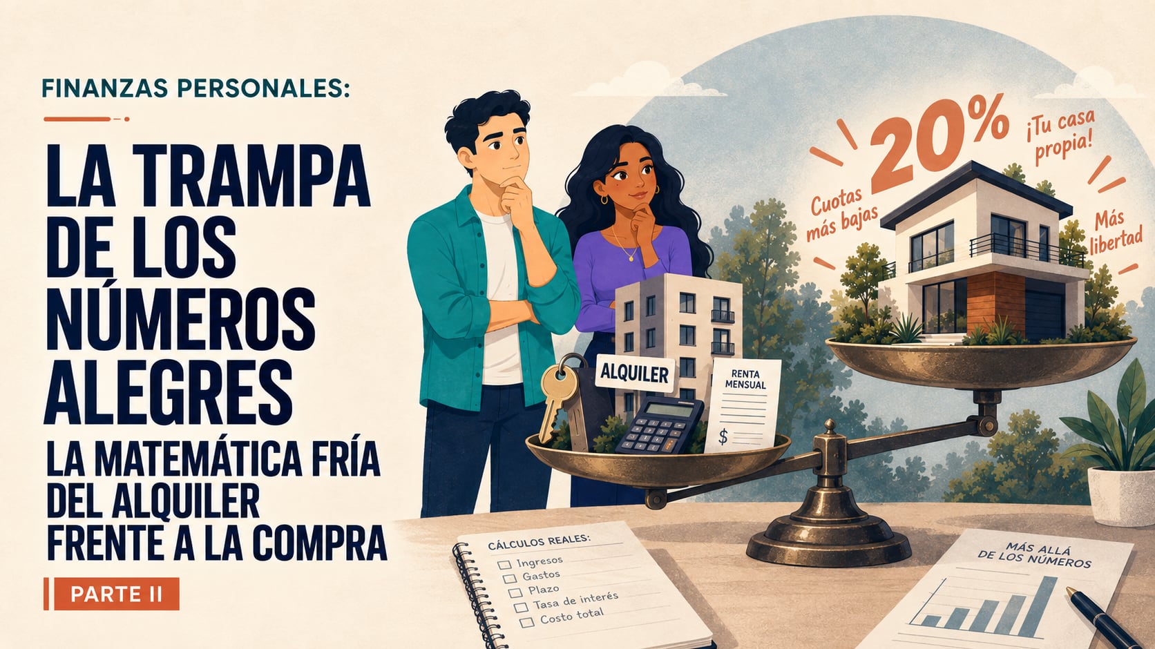 ¿Comprar o rentar? La matemática fría del alquiler frente a la compra. Parte II