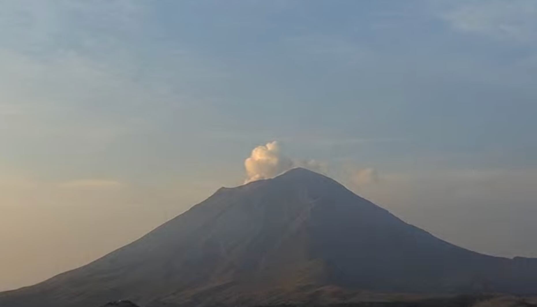 Volcán Popocatépetl el 10 de mayo