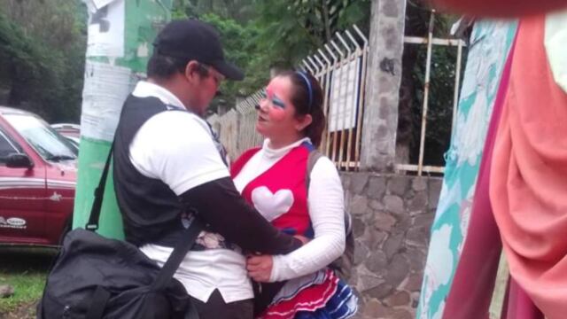 Chispita y Charquito, payasos