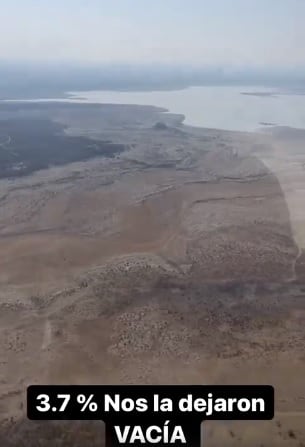 Presa Cerro Prieto después del Bronco