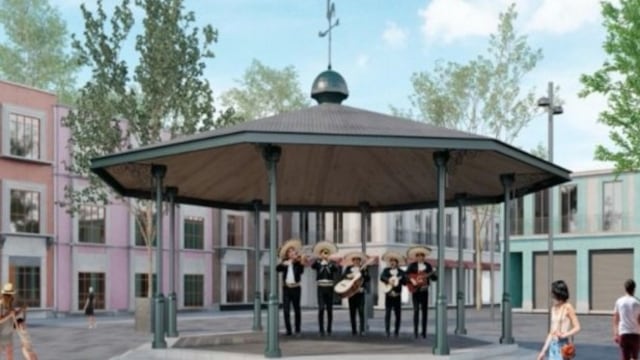 Nuevo kiosko en Plaza Garibaldi