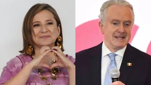 Xóchitl Gálvez y Santiago Creel