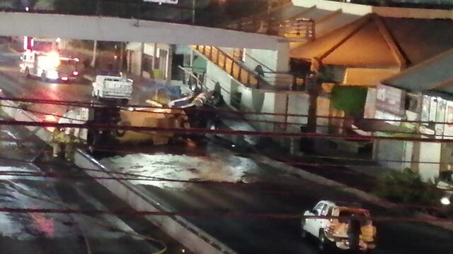 Accidente de pipa de Baja Gas & Oil en Tijuana