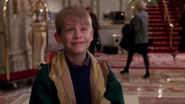 Macaulay Culkin como Kevin en Mi Pobre Angelito