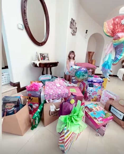 Fiesta de hija de Edwin Luna y Kimberly Flores