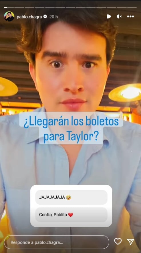 Pablo Chagra y Taylor Swift