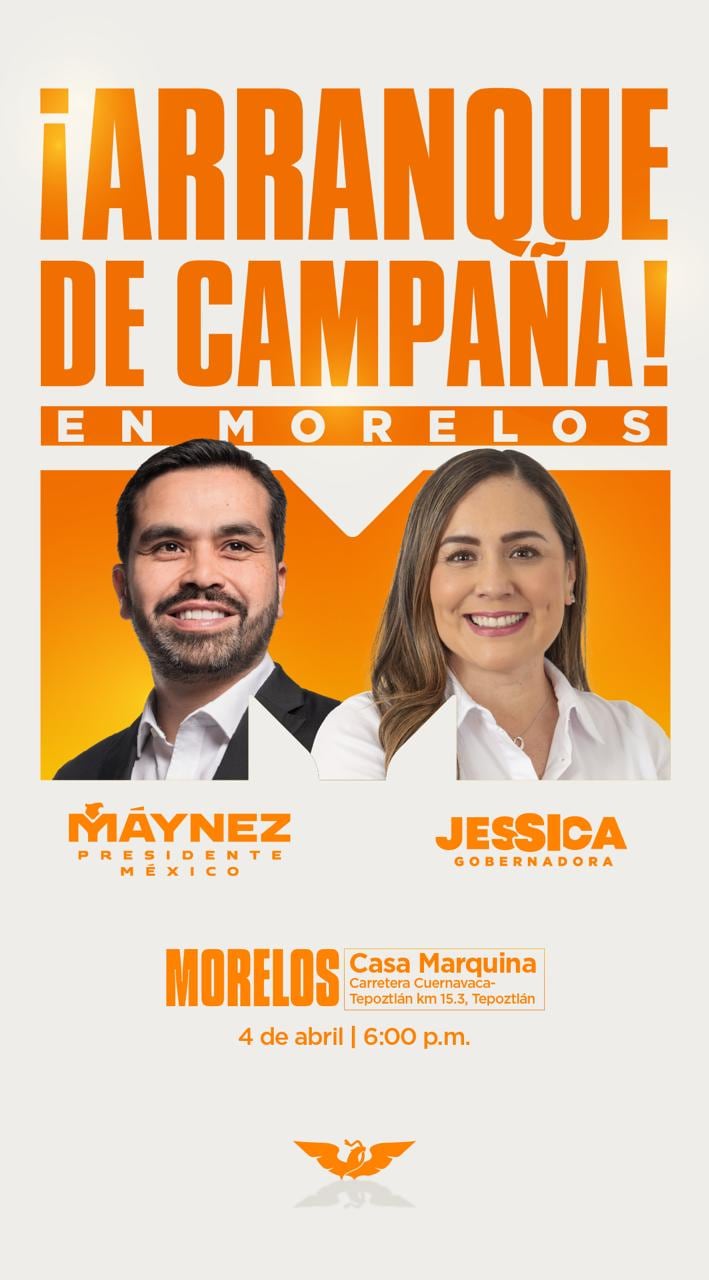 actividades de campaña presidencial tiene Jorge Álvarez Máynez hoy jueves 4 de abril