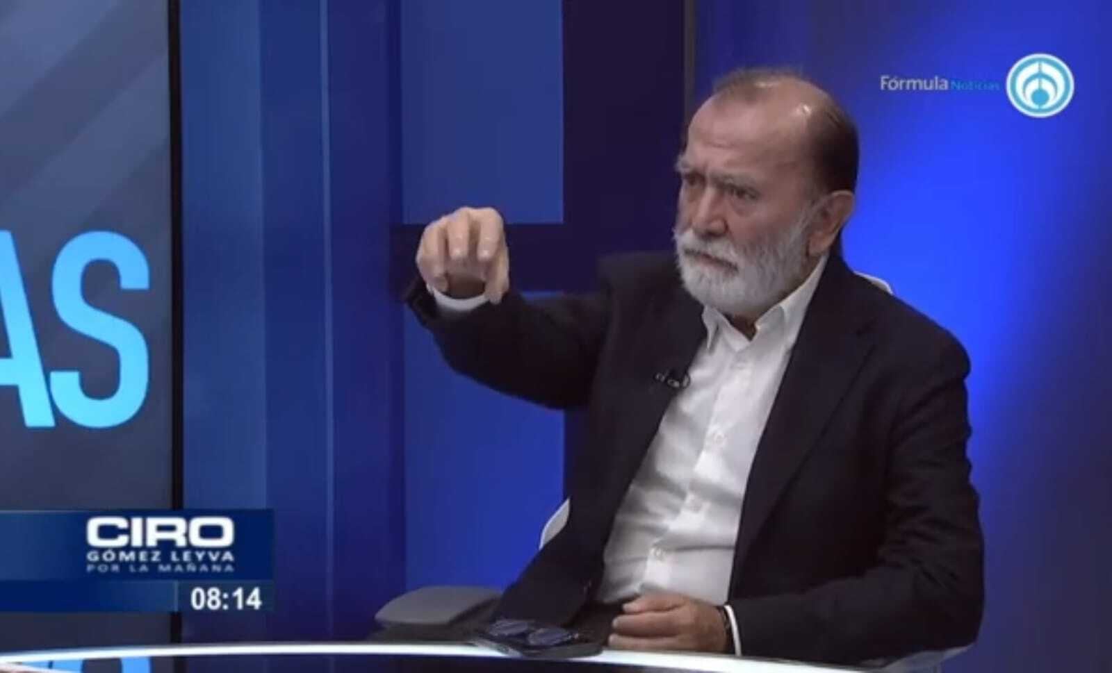 Epigmenio Ibarra y Ciro Gómez Leyva discuten