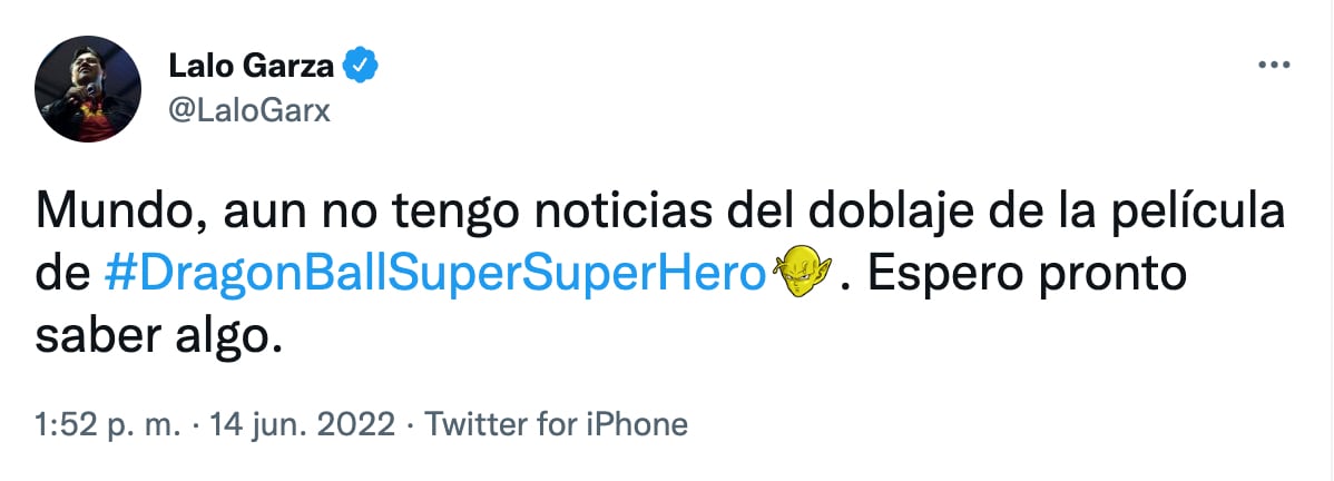 Doblaje Dragon Ball Super: Super Hero