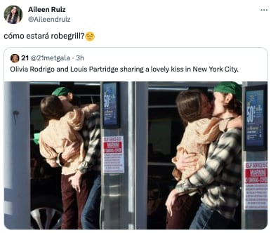 Olivia Rodrigo y Louis Partridge