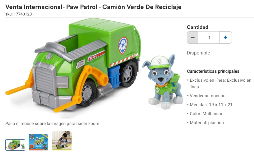 juguetes de Paw Patrol en Coppel