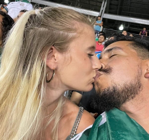 'El Toluco' y su novia