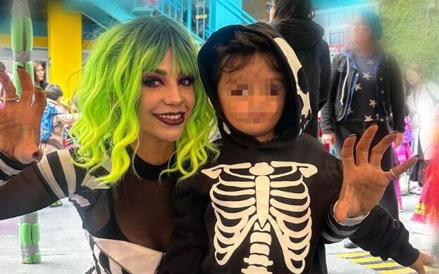 Ferka y su hijo Leonel