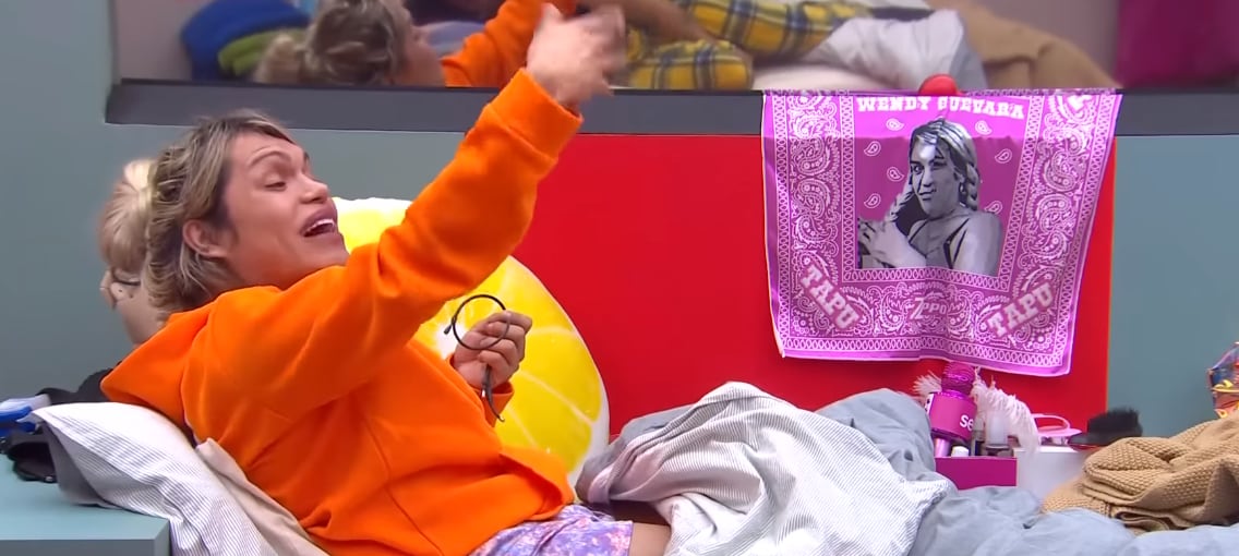 Wendy Guevara en el momento que pelea con Nicola Porcella en La Casa de los Famosos México.