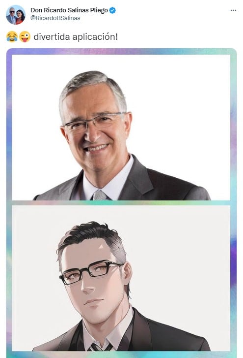 Ricardo Salinas Pliego como anime