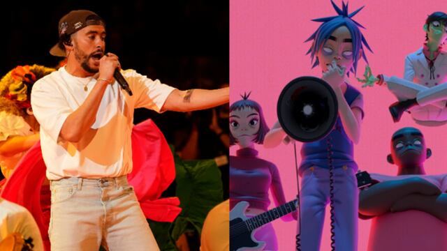 Bad Bunny y Gorillaz