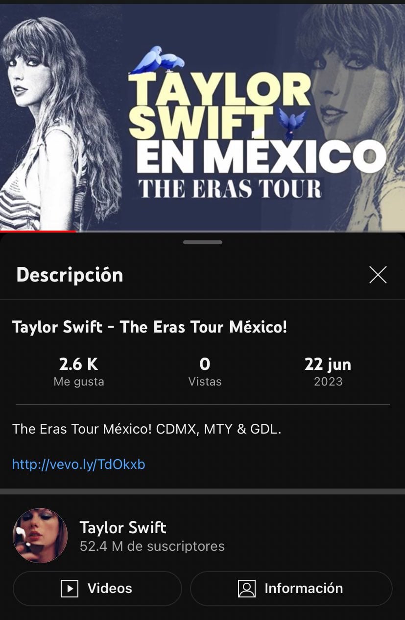 Extraño video de Taylor Swift
