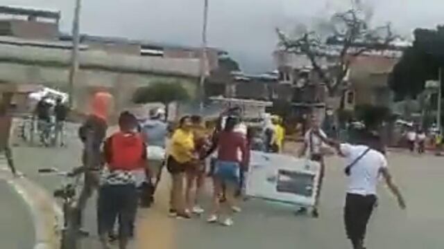 manifestantes Colombia
