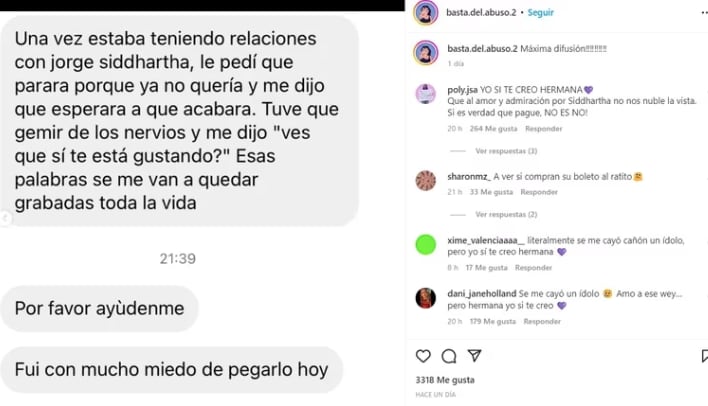 Siddhartha es acusado de abuso sexual