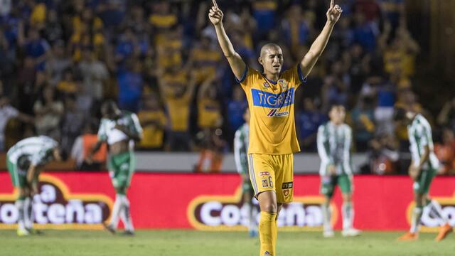 Tigres celebra su triunfo.