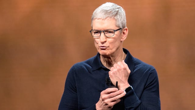 Tim Cook, director ejecutivo de Apple.