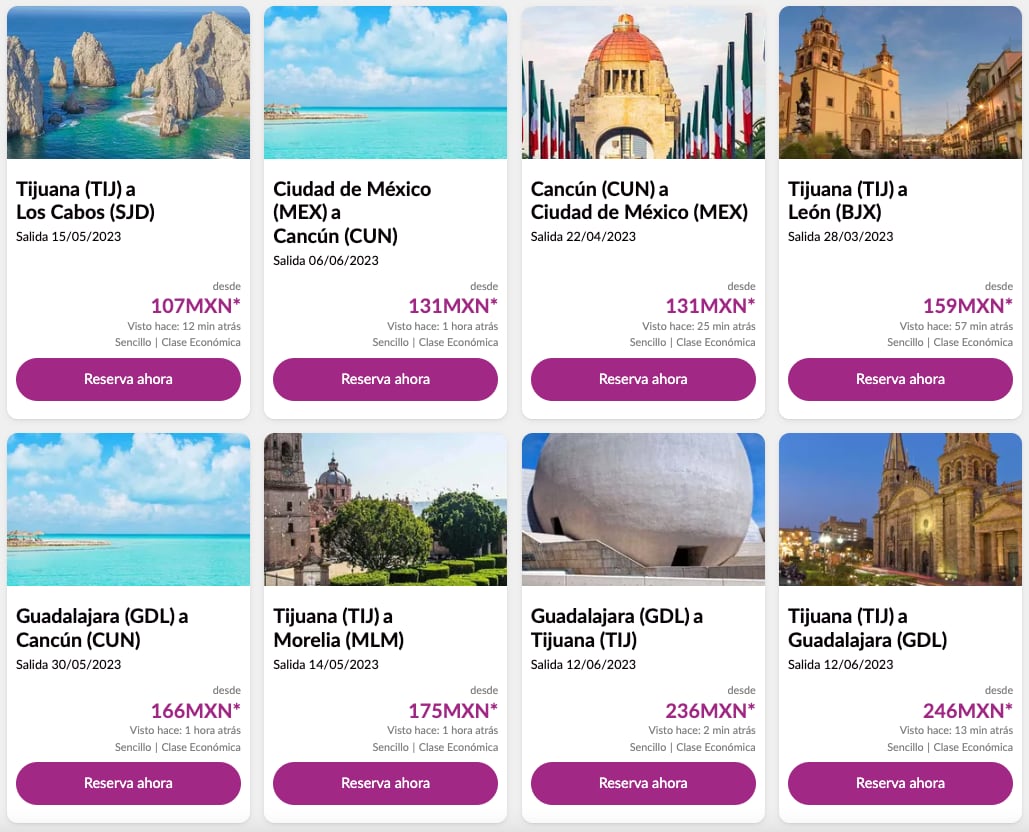 Descuentos del 80% en Volaris por su 17 aniversario