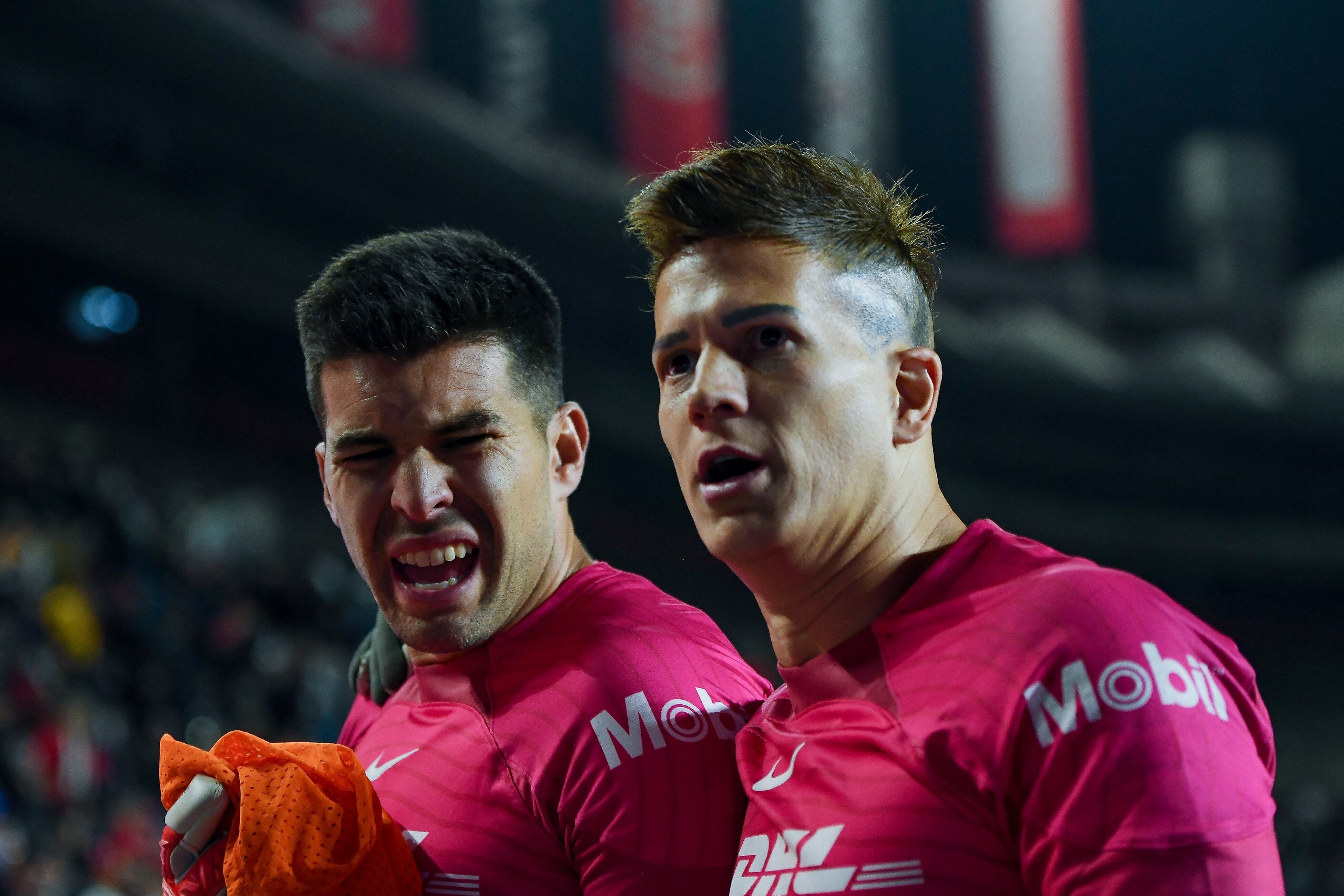 Sebastián Sosa con Julio González