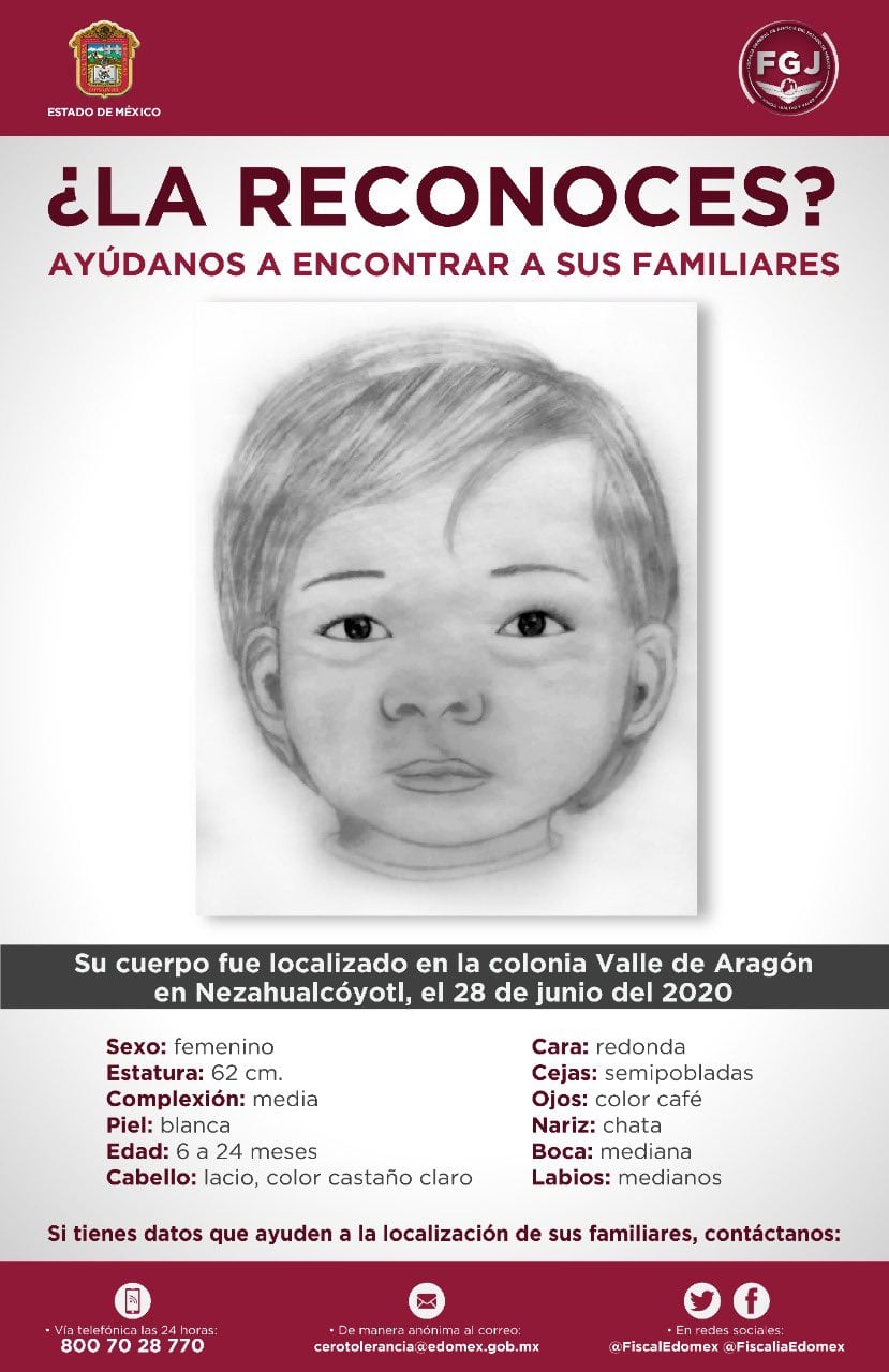 Retrato de la bebé.