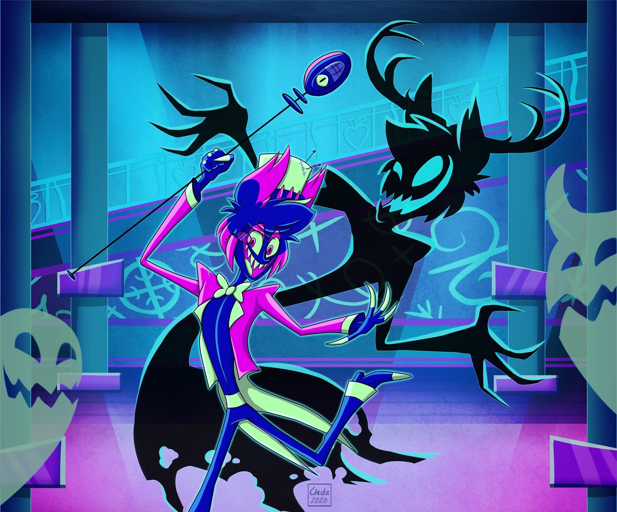 Fondos de Alastor de Hazbin Hotel