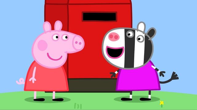 Peppa Pig y la cebra Zoe