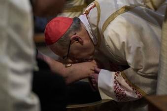Cardenal Pierbattista Pizzaballa en Jerusalén