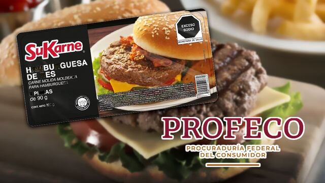 Profeco y su evaluación de carne de hamburguesa