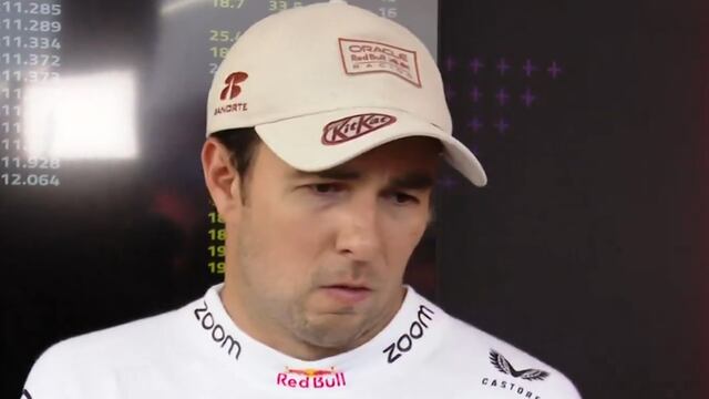 Checo Pérez con Red Bull