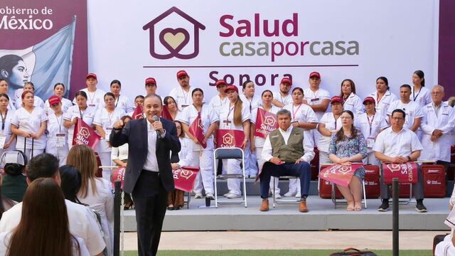 Alfonso Durazo arrancó el programa “Salud Casa por Casa” en Sonora