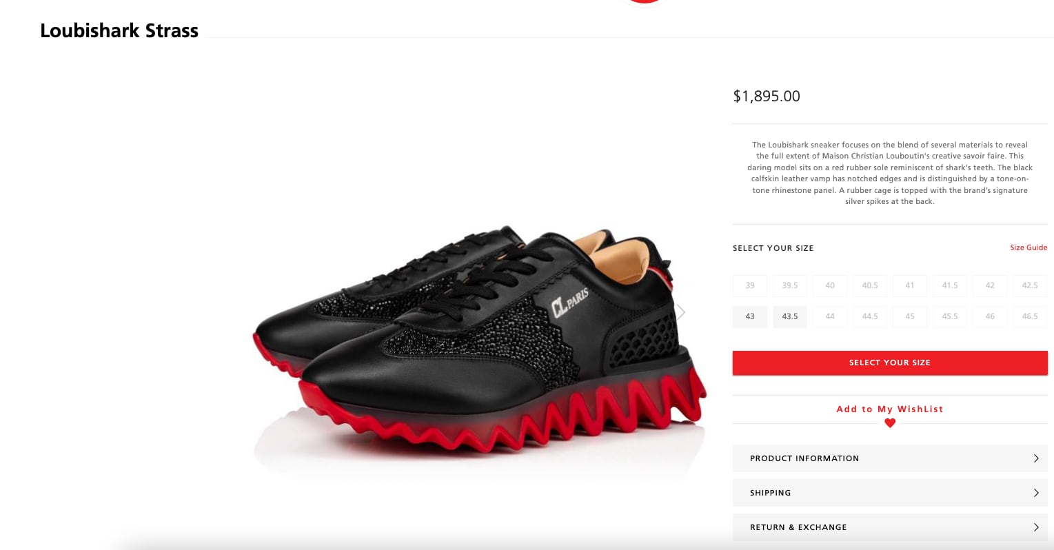 La marca de lujo vende tennis de más de 30 mil pesos