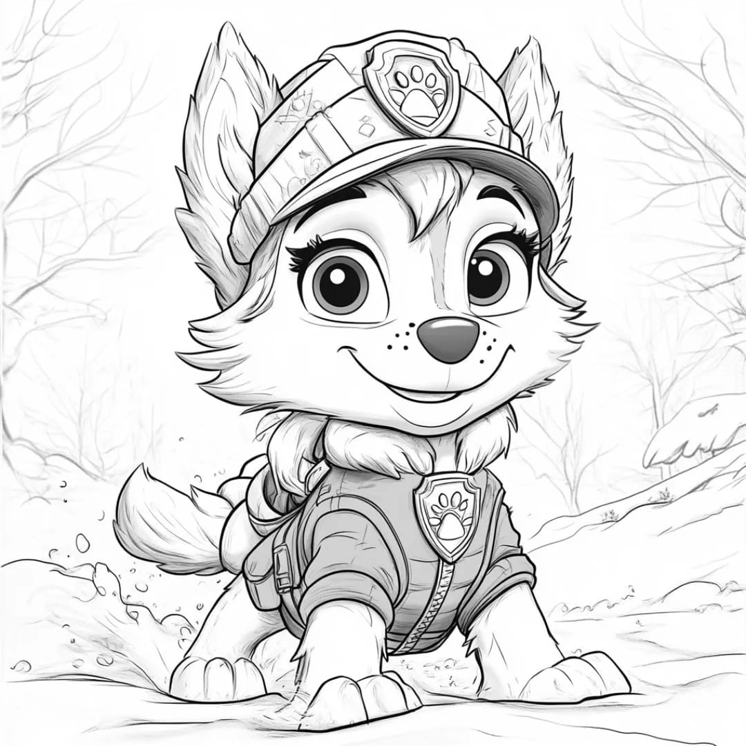 Dibujos Paw Patrol por Día del Dibujo