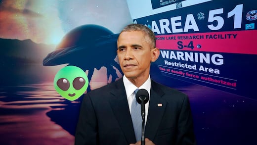 Barack Obama habla de vida extraterrestre y del Área 51