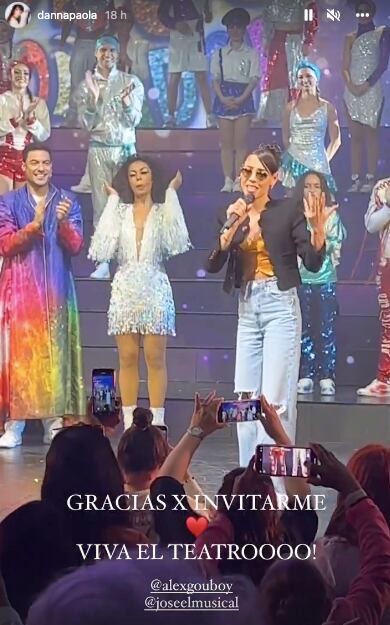 Danna Paola llega al musical "José el soñador"