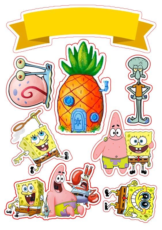 Stickers de Bob Esponja