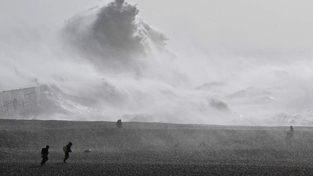 Tormenta Eunice en Europa del norte, cambio climático/ internet