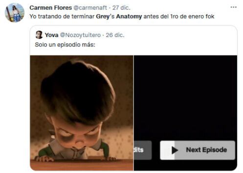 Grey’s Anatomy sale de Netflix, memes