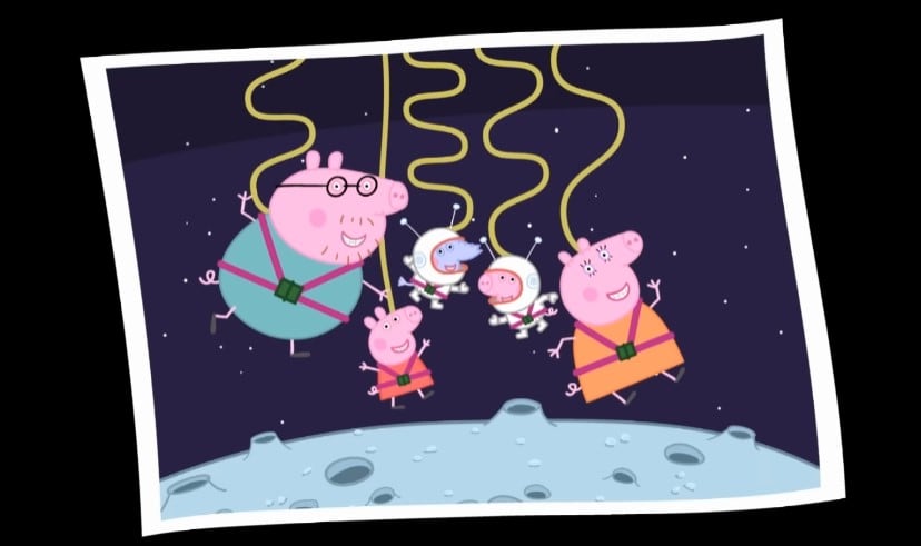 Viaje a la Luna con Peppa Pig