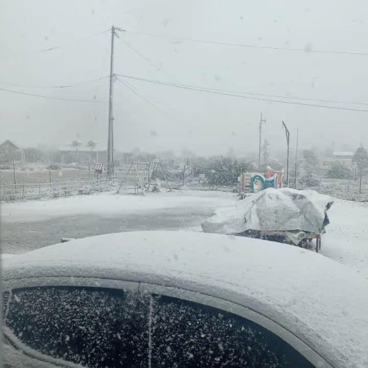 nevada en La Rumorosa, Baja California