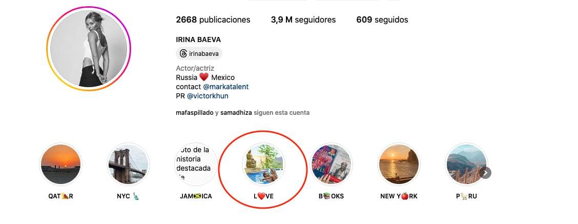 Irina Baeva conserva las fotos con Gabriel Soto.