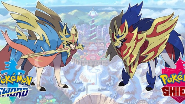 Portada de Pokémon Espada y Escudo