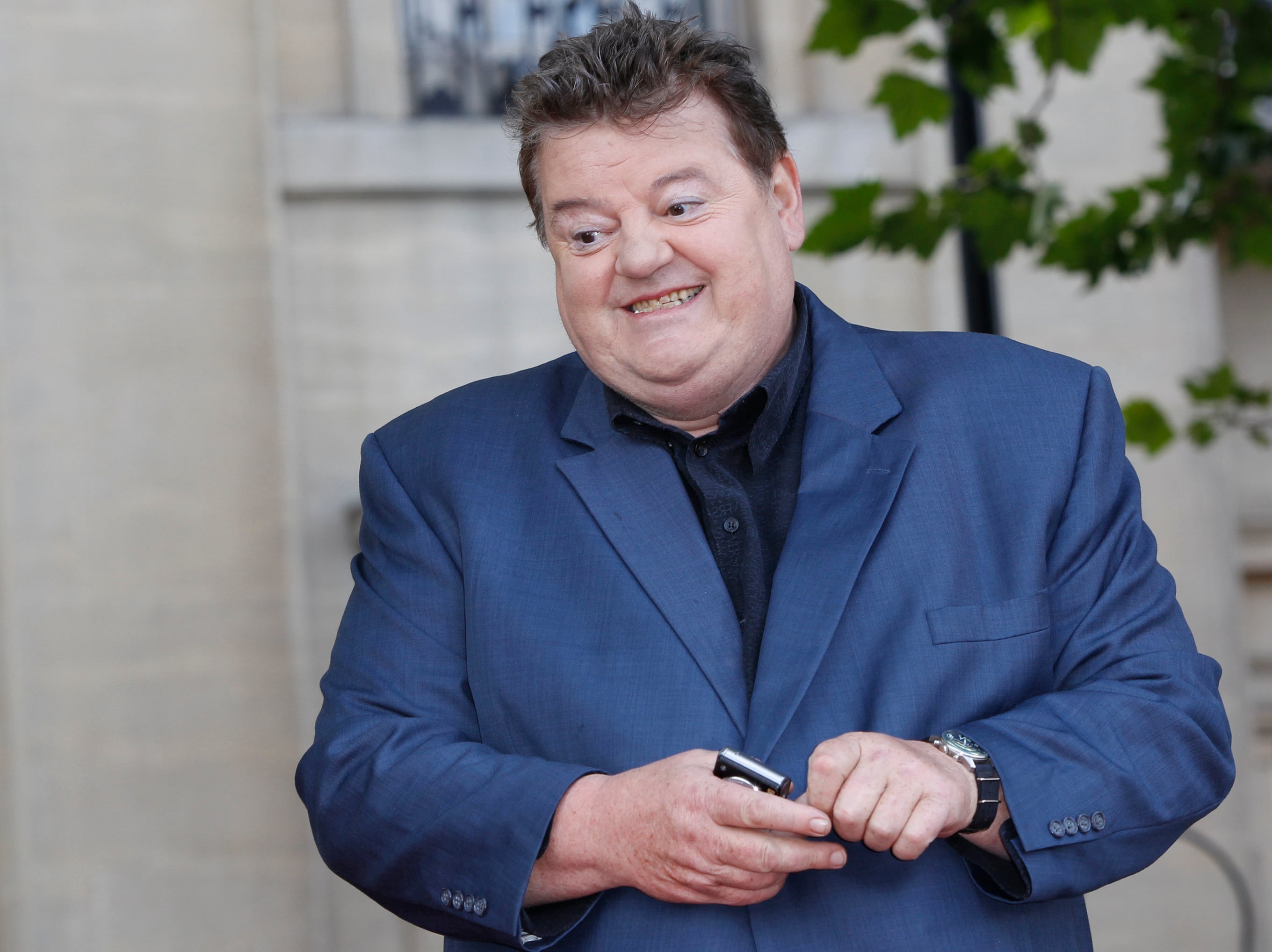 Robbie Coltrane, actor quien hizo a Hagrid en Harry Potter.
