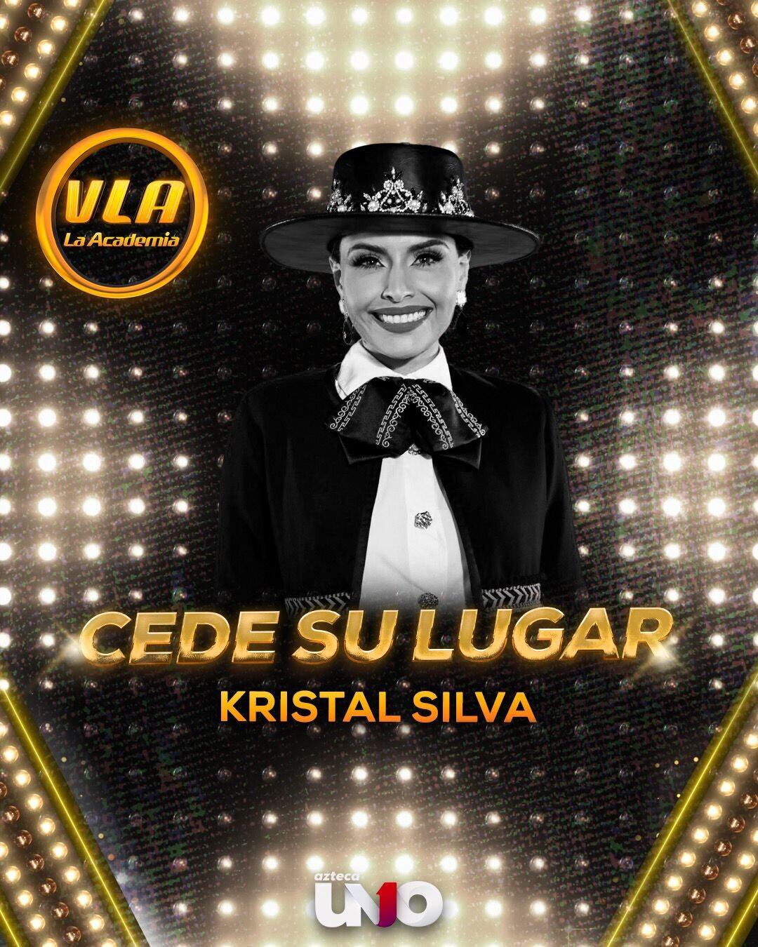 Kristal Silva sale de La Academia de Venga la Alegría