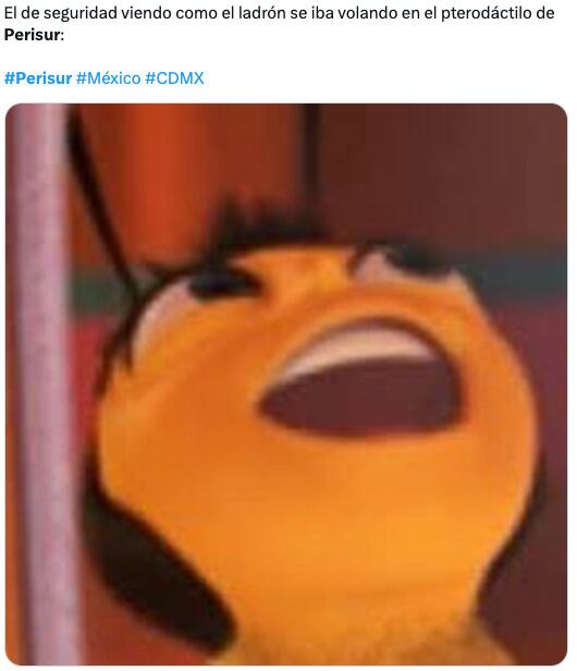 Memes del dinosaurio robado de Perisur del Jurassic World: The Exhibition